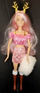 Barbie Cutie Reveal Snowflake Sparkle Deer Doll Incomplete Outfit & Redressed - Picture 1 of 8