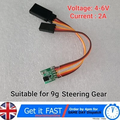 RC Servo Signal Reverser Universal JR Futaba Stecker Flugzeuge V-Tail Eingang 4-6V 🇬🇧 - Bild 1 von 4
