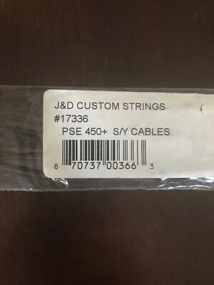 J & D Custom Strings 17336 PSE 450plus S/Y Cables-Brand New-SHIPS N 24 HOURS - Image 1 of 3