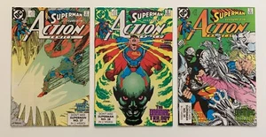 Action Comics #646, 647 & 648 Superman (DC 1989) VF+/- condition issues. - Picture 1 of 6