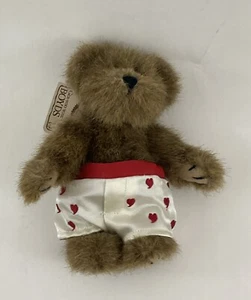 "Boyds Bear Macho Heartthrob con Corazón Boxer Pantalones Cortos Ocasión Especial Edición 6" - Imagen 1 de 5