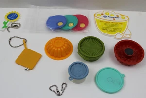 Tupperware® 10x Miniaturen Schlüsselanhänger Magnete guter Zustand (32) - Picture 1 of 1