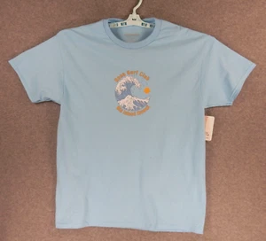 Kona Surf Club Hawaii Mens TShirt Large Blue Big Island Wave Sea Ocean Sun HI - Picture 1 of 7