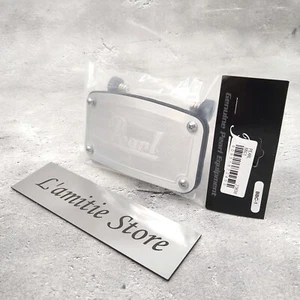 Pearl BBC-1 Plate Masking Cover BB-3 BBC1 Original Logo Silver Type Drum Parts - Picture 1 of 18