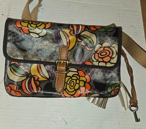 Fossil Mini Keeper Crossbody SL4684 Floral Purse - Picture 1 of 7
