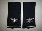 Pair Of US Air Force COLONEL Rank Large Slip-On Epaulets Never Worn