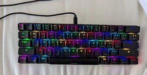 Motospeed CK62 Mechanical Keyboard USB Wire, Good Condition - Picture 1 of 2