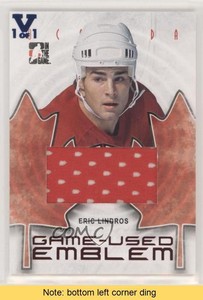 2007-08 ITG O Canada Emblem Vault Sapphire 1/1 Eric Lindros #GUE-74 HOF READ 1j8
