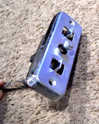 1983-1988 JEEP GRAND WAGONEER DRIVER POWER SEAT SWITCH AUTHENTIC UNPOLISHED - Image 1 of 4