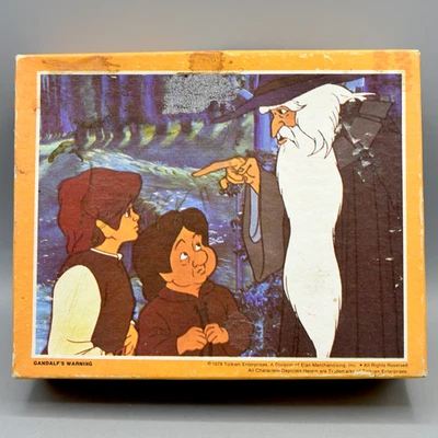 Lord of the Rings Puzzle Vintage 1979 Rankin Bass Gandalfs Warning COMPLETE - Image 1 of 4