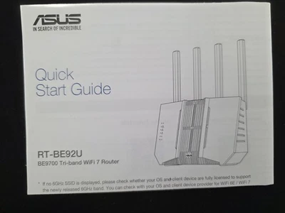 ASUS RT-BE92U BE9700 Tri-Band WiFi 7 Router - Image 1 of 3