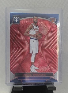 Espejo rojo radiocontrol Mikal Bridges 2024-25 Panini totalmente certificado/149 - NY Knicks - Imagen 1 de 2
