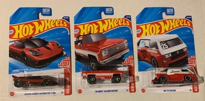 2025 HOT WHEELS '75 CHEVY BLAZER VW T3 GORDON MURRAY TARGET RED EDITION LOT - Picture 1 of 4