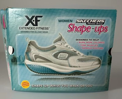 SKECHERS TALLA 8.5 MODELADORAS XF-ACELERADORES PLATA/AZUL 12320/SLBL Foto 1 de 4