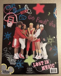 Carpeta musical High School Disney Channel 9,5 x 11,75 pulgadas - NUEVA - Imagen 1 de 3