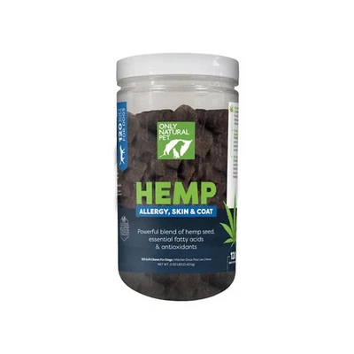 Masticables suaves de cáñamo para piel y pelaje con alergia natural a mascotas - picaduras inmunes para alergias f... Foto 1 de 4