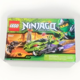 LEGO NINJAGO: Lasha's Bite Cycle 9447 Complete + MINIFIGURES + Instructions