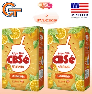 CBSé Yerba Mate Orangengeschmack - Loseblatt Yerba Mate Tee, 2er Pack (je 500 g) - Bild 1 von 5