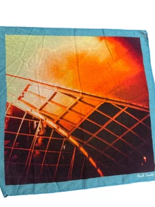 PAUL SMITH RARE Pattern Silk Pocket Square - Picture 1 of 3