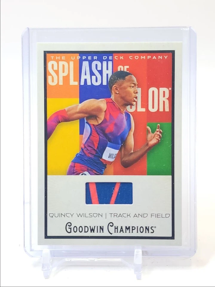 QUINCY WILSON 2025 UPPER DECK SPLASH OF COLOR PATCH Q4324 - Image 1 of 2