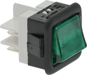 INTERRUTTORE BIPOLARE LUMINOSO VERDE 3319609 - Imagen 1 de 1