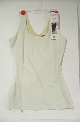 Red Hot Spanx 4-Way Tank Shapewear size XL NEW Pure White/Ercu - Image 1 of 4
