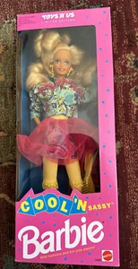 Vintage 1992 Cool N Sassy Barbie New In Box Toys R Us Limited Edition - Picture 1 of 4