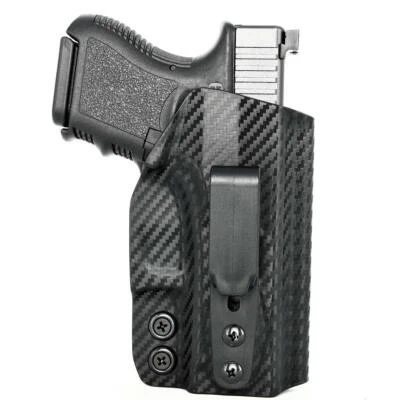 Tuckable IWB Holster fits: Glock 26 27 33 (Optic Ready) - Rounded Gear - Image 1 of 4
