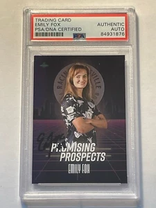 Emily Fox 2021 Parkside NWSL Promising Prospects Auto Autograph PSA Authentic - Picture 1 of 2