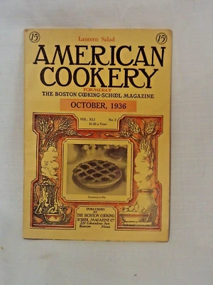A Vintage Issue of  the American Cookery Magazine for October 1936 — 第 1/4 张图片
