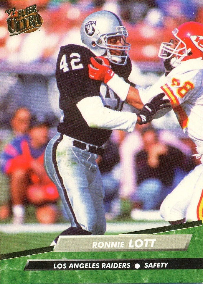 FLEER-ULTRA Ronnie Lott RAIDERS USC Trojans HOF - Image 1 of 1