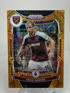 2021-22 Prizm EPL Soccer CRAIG DAWSON 231 ORANGE MOJO PRIZM West Ham United 495 - Picture 1 of 2