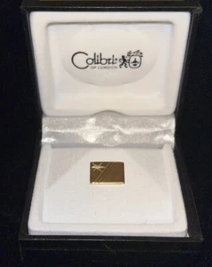 COLIBRI OF LONDON GOLD TIE TAC NEW IN BOX - Picture 1 of 3