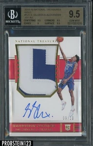 2018-19 National Treasures Gold Shai Gilgeous-Alexander RPA RC AUTO /10 BGS 9.5