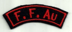 French Forces Austria Shoulder Flash - Picture 1 of 2