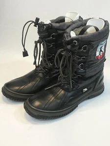 PAJAR Canada Women's Black Grip Low Leather Boots US 9-9.5 - Picture 1 of 12