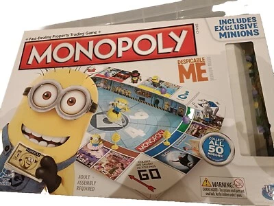 Monopoly Despicable Me 2 Minions Board Game (Hasbro) Spares/ Repairs - Image 1 of 4