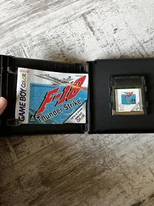 Nintendo GameBoy Colour F- 18 Thunder Strike Cart & Manual - Picture 1 of 1