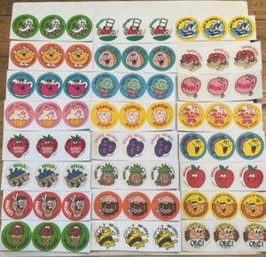 92 TREND Scratch 'n Sniff Stinky Stickers® Retro 80's style 2 of ea style