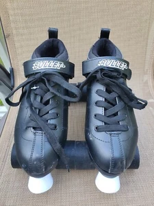 Chicago Skates Chicago Bullet Men's Speed Roller Skate Black Size 9 Black White - Picture 1 of 9