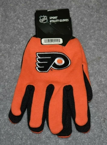 ADULTS PHILADELPHIA FLYERS NHL HOCKEY ALL PURPOSE/UTILITY WORK GLOVES Cover