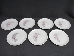 Taylor Smith & Taylor Ever Yours Ivy Twine 6 5/8" Plate 7 Available MCM Pink - Picture 1 of 4