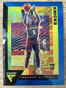 2020-21 Panini Flux Immanuel Quickley Rookie Blue Prizm RC 🔥 - Picture 1 of 2