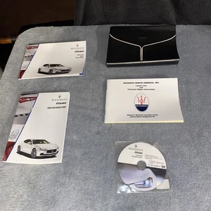 2014 Maserati Ghibli Owner’s Manual Set W/Factory Case-Used - Bild 1 von 15
