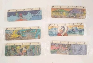 RARE 6 DIFFERENT Kid Cuisine World of Exploration Lenticular Rulers SEALED - Picture 1 of 12