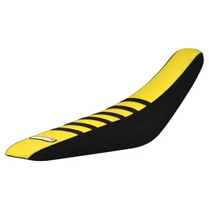 Talaria XXX E-Bike Seat Cover by Enjoy Mfg BLACK/BRIGHT YELLOW/BLACK rib #407 - Picture 1 of 5