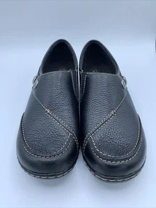 Clarks Ashland Lane Women Casual Slip On Loafers Leather 10M RUN SMALL!! READ! - Picture 1 of 12