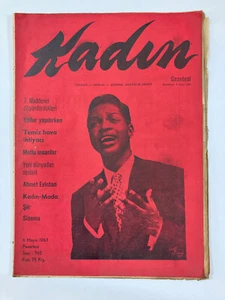 FREDDIE DAVIS (Soul Singer) Cover Turkısh Magazine 1963 Twist Dance - Picture 1 of 3