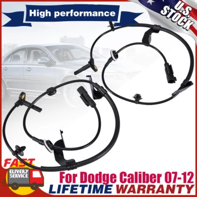 2x Sensor de velocidad de rueda ABS delantero para Jeep Compass Patriot 2007-2014 Dodge Caliber Foto 1 de 4
