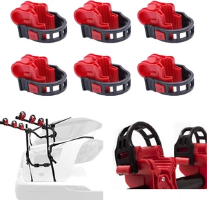 6Pcs/Set Bike Rack Hitch Mount Bicycle Car Bike Rack Strap Replacement Cradles C - Picture 1 of 9